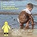 HAPIU Kids Toddler Rain Suit Muddy Buddy Waterproof Coverall,Yellow,18M,Original