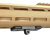 TuFok M-Lok Bipod Mount Adapter - Tactical AR15 Bipod Adaptor fits mlok Rail,mlock Handguard,for Harris Sling Stud(Aluminum)