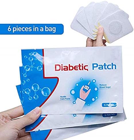 Maikoa 12Pcs /2bags Diabetes Pads, Keep Blood Sugar Balance, Pure Natural Herbal Diabetes Plasters Health Care