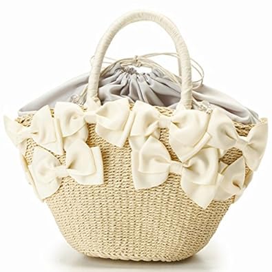 Amazon ミッシュ マッシュ Misch Masch リボンかごバッグ