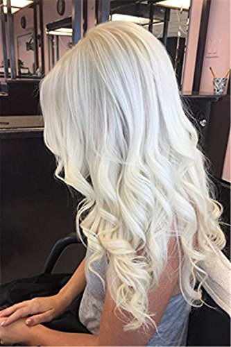 Fshine Tape Hair Extensions Color #60 Plantinum Blond 50g 20Pcs Per Package 16inch Adhesive Tape Real Human Hair