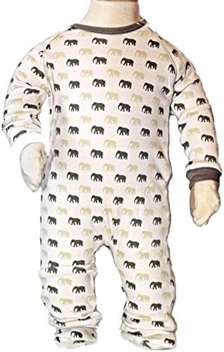 Oemi Baby Onesie: Elephant Sleeper - 12mos