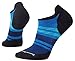 Smartwool PhD Run Light Elite Pattern Micro Socks (Bright Blue) Large