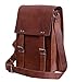 Komal's Passion Leather 11 Inch Handmade Standing Leather Messenger Satchel Bag