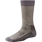 Smartwool Women's Hunt Heavy Crew Socks Merino Wool Chestnut and Deep Purple
