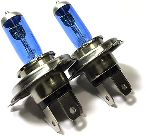 H4/9003 Halogen Headlight 6000K Super White 100W DC 12V Light Bulb ( 2 pcs )