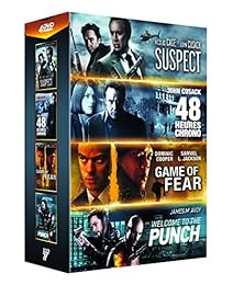 Stars De L'action : Game Of Fear + 48 Heures Chrono + Suspect + Welcome To The Punch - Pack