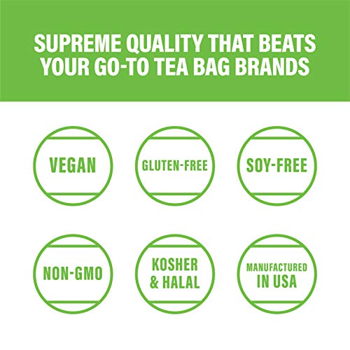 Vegan Green Tea Extract with EGCG & Vitamin C - Antioxidant & Immune Supplement - Metabolism & Thermogenesis Booster for Weight Support - for Skin & Heart Health + Brain & Memory Boost - 120 Count - Thumbnail 3