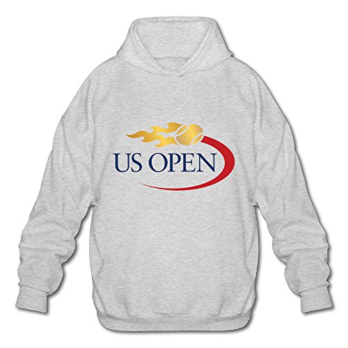 MSKOOK Men's 2016 U.S. Open Hooded Sweatshirt Ash