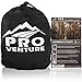 Pro Venture Hammock Straps and Carabiners Set | 22 Feet Total, 44+2 Loops | 1200lbs Breaking Strength (500lbs Rated) | Non-Stretch, Lightweight, Portable - Quick Setup | Heavy Duty, Tree Friendly