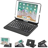 BATTOP iPad Mini Keyboard - Swivel 360 Degree Rotatable Bluetooth Keyboard Case - iPad Mini Bluetooth Keyboard - Compatible ipad Mini 3/iPad Mini 2/iPad Mini -black