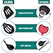 Kitchen Utensil Set 9pcs Silicone Cooking Tools-Beech Wooden Handle Cooking Utensil Including Tongs, Whisk, Turner, Spatula, Spoon, Nonstick Cookware Utensils for Good Helper, Cooking Women or Ladies
