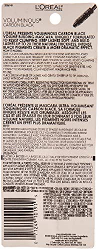 L’Oreal Paris Makeup Voluminous Original Volume Building Mascara, Carbon Black, 0.26 Fl Oz - Image 4