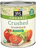 365 Everyday Value, Organic Crushed Tomatoes with Basil, 28 oz