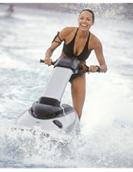 Angelina Jolie Busty Color On Jet Ski 11x14 HD Aluminum Wall Art