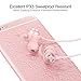 Picun Bluetooth Headphones Wireless Sport Earphones Lightweight Magnetic Earbuds Sweatproof In Ear Earphones with Built-in Mic Wireless Bluetooth Headphones for Running Gym Workout (Rose Gold)