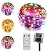 ErChen Dual-Color Solar Powered LED String Lights, 33FT 100 LEDs Remote Control Color Changing 8 Modes Copper Wire Decorative Fairy Lights for Outdoor Garden Patio (Warm White, Multicolor)