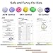 2Pcs Magic Crystal Fruit Slime+Fluffy Slime, Children's Gift Floam Slime Stress Relief Toy Soft Rubber for Kids, Students, Birthday, Party, Year Gift Arts Crafts School Supplies, Gift Box