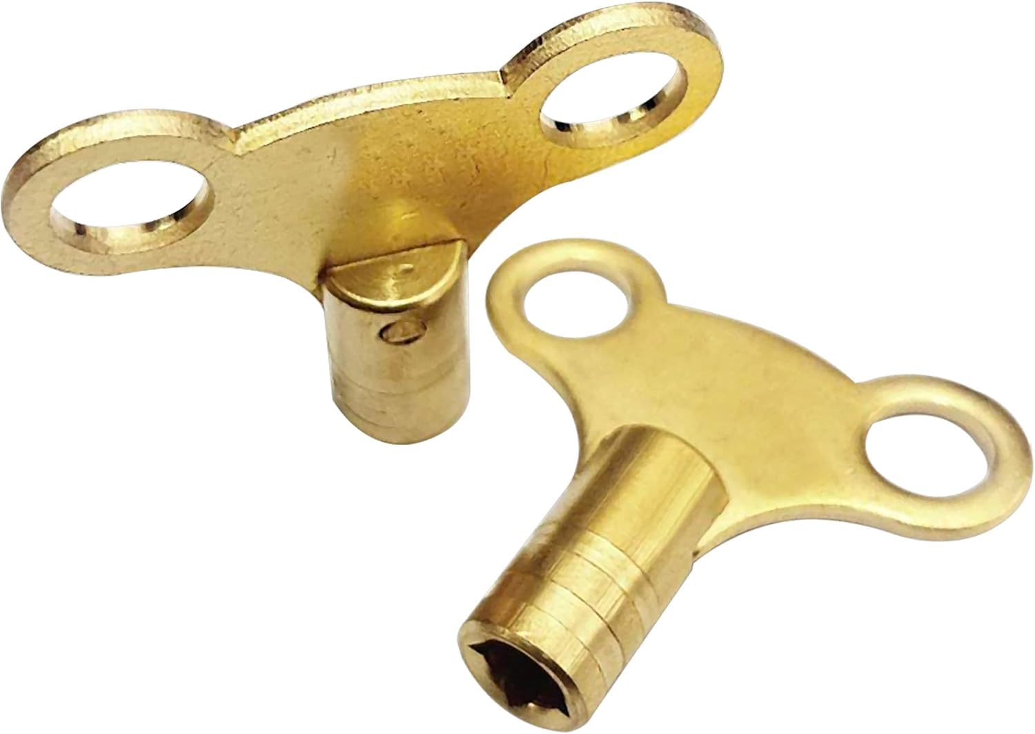 Radiator Bleed Key- Radiator Valve Clock Key for Bleeding and Air Vent- Made of Solid Brass- Pack of 2 (5mm (Key No.11)