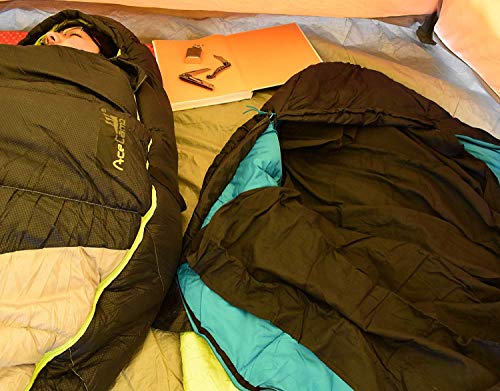 AceCamp Terrain Mummy Sleeping Bag, Warm & Cold Weather Winter Sleeping Bags, 0, 20 & 45 Degree Bags for Camping, Backpacking, Hunting, Hiking, with Compression Sack (Pink 20 Degree)