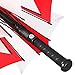 Procella Umbrella Golf Umbrella Tested by Skydivers Windproof Auto Open Rain and Wind Resistant, Large, Red/White