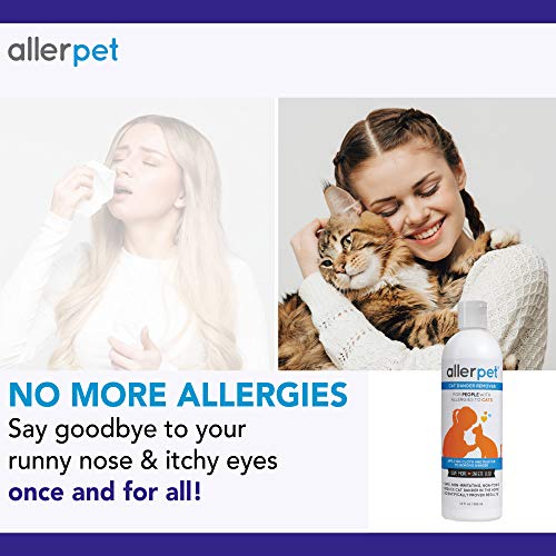 Allerpet Cat Best Allergy Relief & Pet Dander Remover Ditch Your