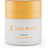 JESS BEAUTY | Skin Care C Bomb Vitamin C Face Moisturizer Even Skin Tone | Hydrating Skincare Face Cream Self Care 1.7 fl oz