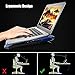 Wsky Laptop Cooling Pad - Adjustable Quiet Laptop Cooler- USB Notebook Laptop Fan Cooling Pad for 12-16 inch Gaming Laptop