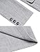 Daupanzees Mens Casual Two Button Suits Lapel Blazer Jacket Lightweight Sport Coat (Gray M)