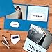 Avery Two Pocket Folders, Holds up to 40 Sheets, Business Card Slot, 25 Light Blue Folders (47986)