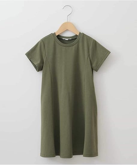 Amazon Co Jp アーヴェヴェ A V V 160 Aライン半袖ワンピース Web限定サイズ Kjpgl 160 カーキ 服 ファッション小物