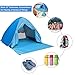 AUGYMER Beach Tent, UV Pop Up Sun Shelter Lightweight Beach Sun Shade Canopy Cabana Beach Tents Fit 2-3 Person