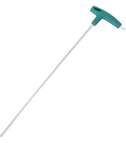 80/20 M5 'T' Handle Ball End Hex Wrench - 10" Long Arm For Hard To Reach Areas