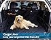 Hansprou Dog Back Seat Cover, 100% Waterproof Scratchproof Hammock for Dogs Backseat Protection Against Dirt and Pet Fur Durable Pets Seat Covers with Storage Pocket for Cars & SUVs