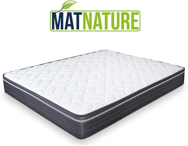 | MatFoam | Colchón Viscosoft Reversible | Firme e Indeformable | Altura 21 cm | Muy Transpirable Antibacterial | Óptima Termoregulación | Tejido Antideslizante (135 x 190 cm) — foto 3 de 7