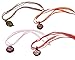 Bundle Monster Colorful Assorted Glass Murano Floral Pendant Necklace 8pc Set, 18