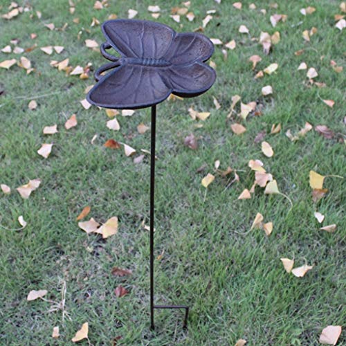 C Q Cq Vintage Garden Villa Courtyard Cast Iron Bird Feeder Bird