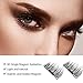 Faith Beauty Magnetic Eyelashes Prime Set(4 pcs) Magnetic Eyelashes 3D Single Magnet Magnetic Eyelashes Reusable Magnetic Eyelashes