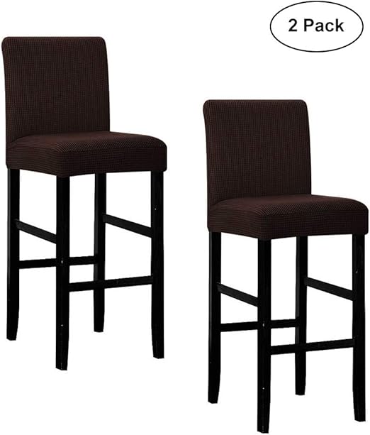 WOMACO Counter Height Chair Covers, Stretch Barstools