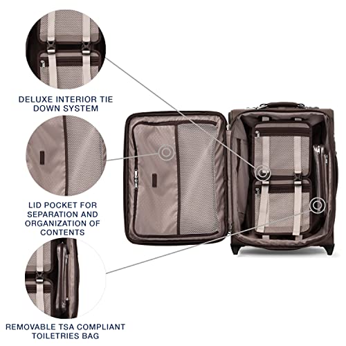 Travelpro Platinum Elite Softside Expandable Luggage, 2 Wheel Upright