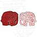 Royal Kraft Wooden Stamps DIY Fabric, Textile, Clay, Pottery, Paper, Henna Printing Blocks THDtag003