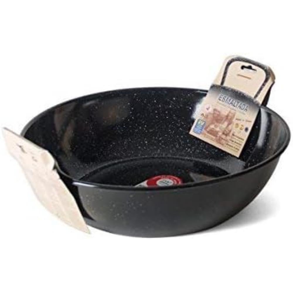 La Ideal_Enamelled Steel Deep Pan, 30 cm