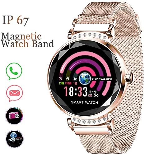Synmila ใ2019 New Watchใ Fitness Tracker Smart Watch: Heart Rate Blood Pressure Tracking Device Step Calorie Counter Pedometer Sleep Monitor Waterproof Smart Bracelet for Women Kids Boys
