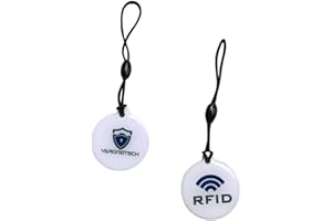 YARONGTECH 13.56mhz RFID Tag Fob M1 Chip ISO14443A Epoxy Waterproof 28mm Diameter (5)