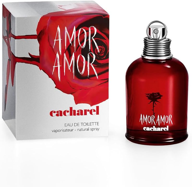 Amor Amor, Colónia em Vaporizador em Spray para Mulheres, Fragrância Floral Frutada, 30 ml