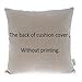 Kingla Home Coastal Theme Blue Conch Shell Throw Pillow Case 18 X 18 Inch Cotton Linen Square Cushion Covers for Sofa