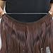 Invisible Wire Hair Extensions Pieces Secret Curly Wavy Hair Extension Synthetic Adjustable Headband for Women Hairpieces