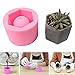 Decdeal Silicone Flower Vast Mold Handmade Craft Garden Home Decoration Plant Cement Vase Molds