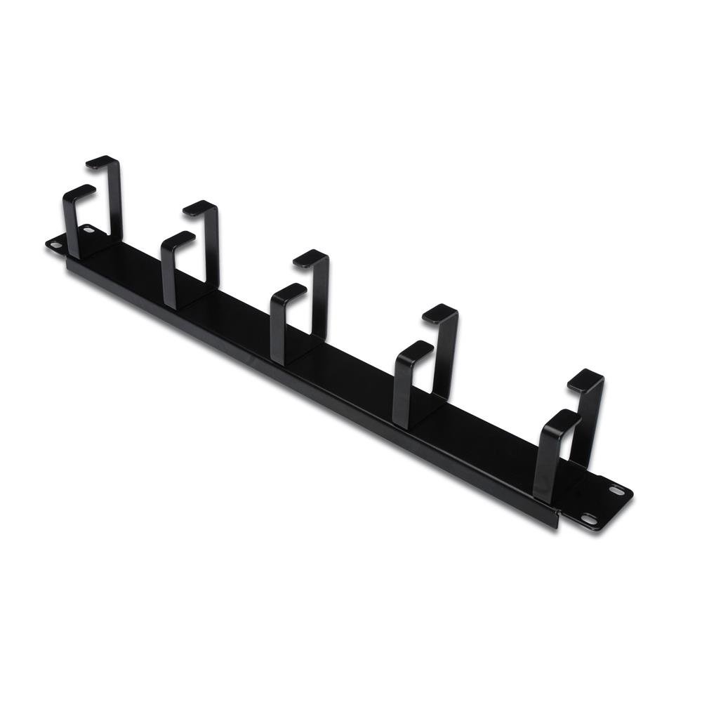 DIGITUS Cable Patch Panel - 1U - 5 Guides 44 x 60 mm - 19 "Network Cabinet - Patch Cable - Black