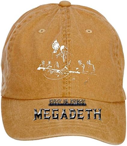 Megadeth Adjustable Designed Unisex Hats by Fashio shir Brown One Size